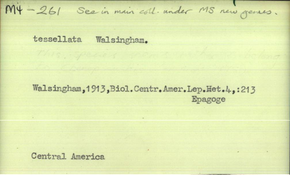 front of card